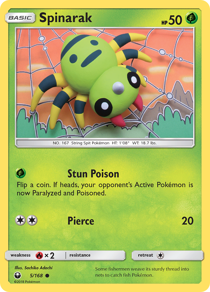 Spinarak (5/168) [Sun & Moon: Celestial Storm]