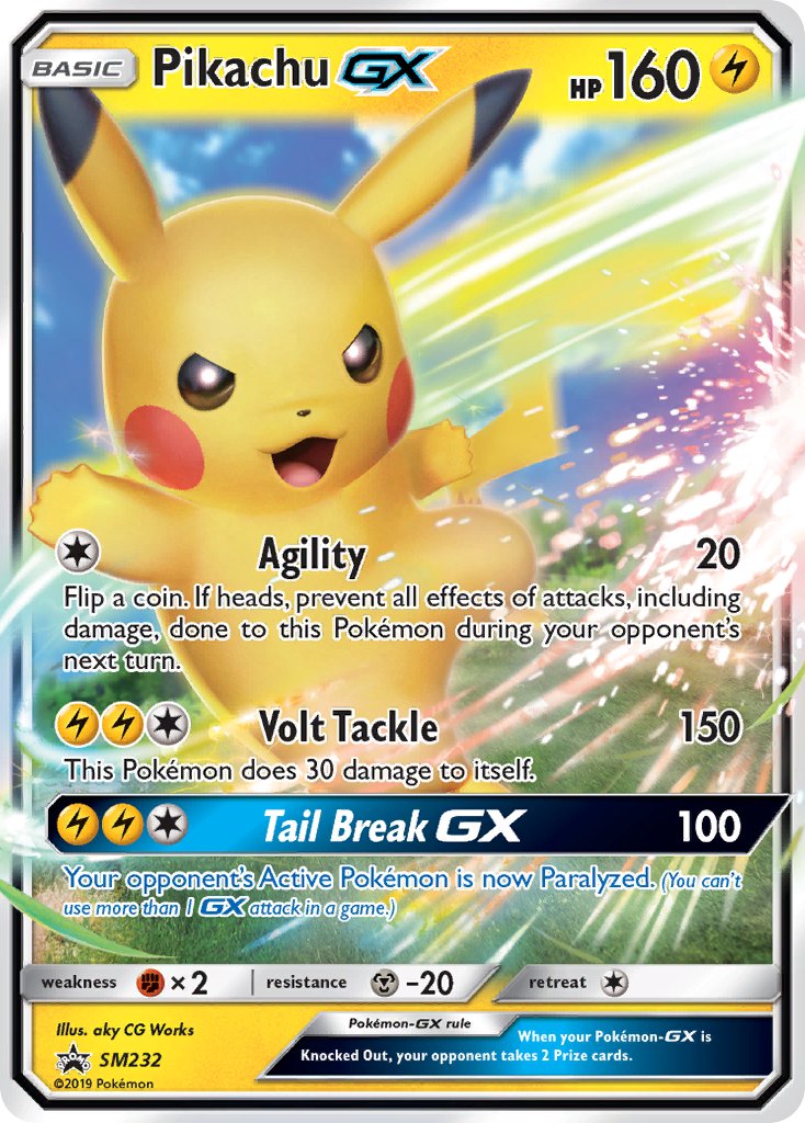 Pikachu GX (SM232) [Sun & Moon: Black Star Promos]