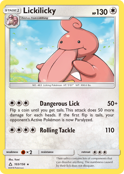 Lickilicky (103/156) [Sun & Moon: Ultra Prism]