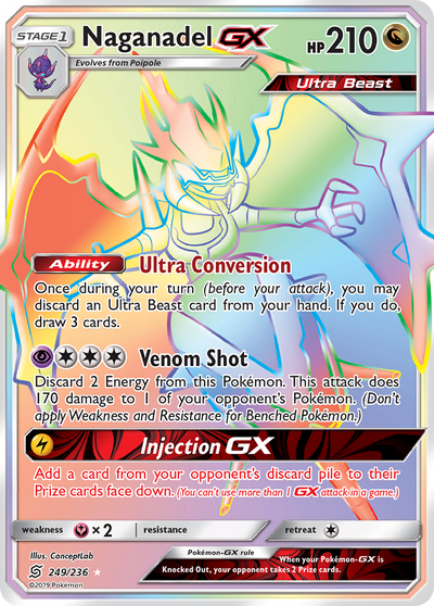 Naganadel GX (249/236) [Sun & Moon: Unified Minds]