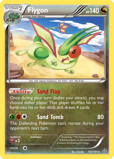 Flygon (110/160) (Cosmos Holo) (Blister Exclusive) [XY: Primal Clash]