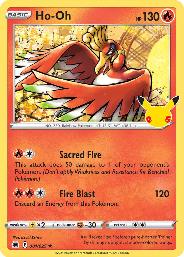 Ho-oh (001/025) [Celebrations: 25th Anniversary]