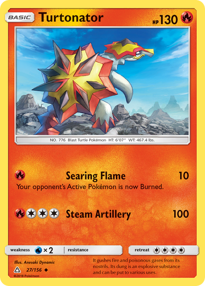 Turtonator (27/156) [Sun & Moon: Ultra Prism]