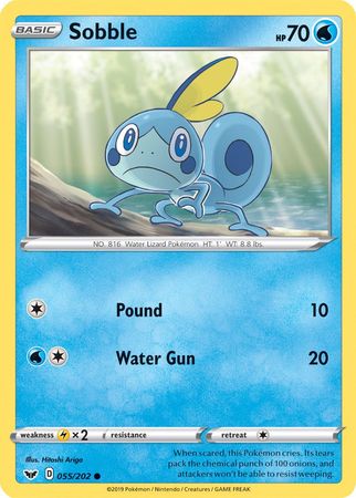 Sobble (055/202) (Premium Collection) [Sword & Shield: Base Set]