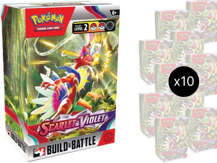 Pokemon Scarlet & Violet Build & Battle Box Display