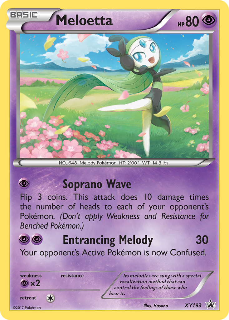 Meloetta (XY193) [XY: Black Star Promos]