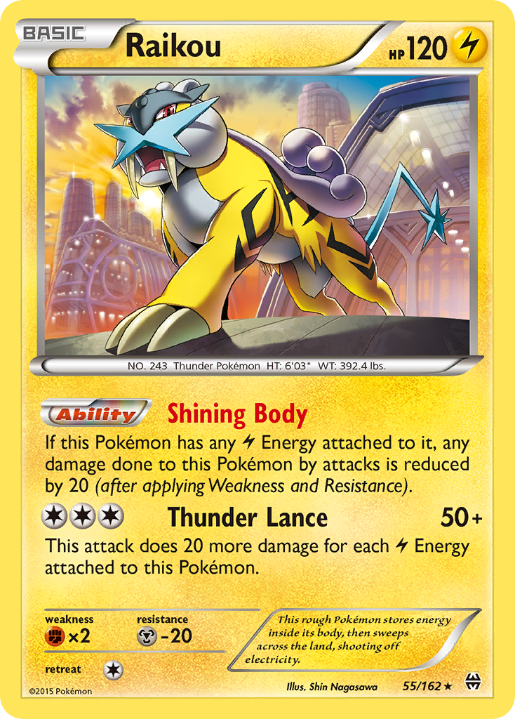 Raikou (55/162) [XY: BREAKthrough]