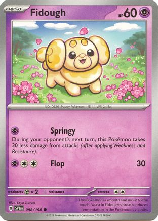 Fidough (098/198) [Scarlet & Violet: Base Set]
