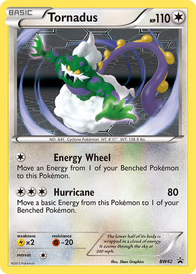 Tornadus (BW42) [Black & White: Black Star Promos]