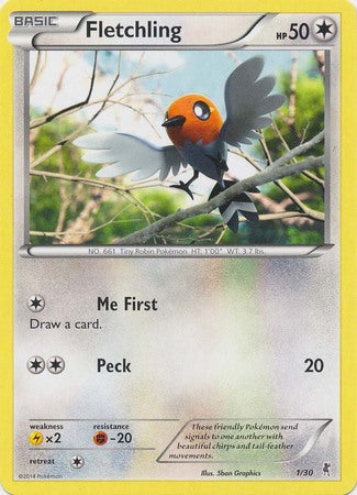 Fletchling (1/30) [XY: Trainer Kit 1 - Bisharp]