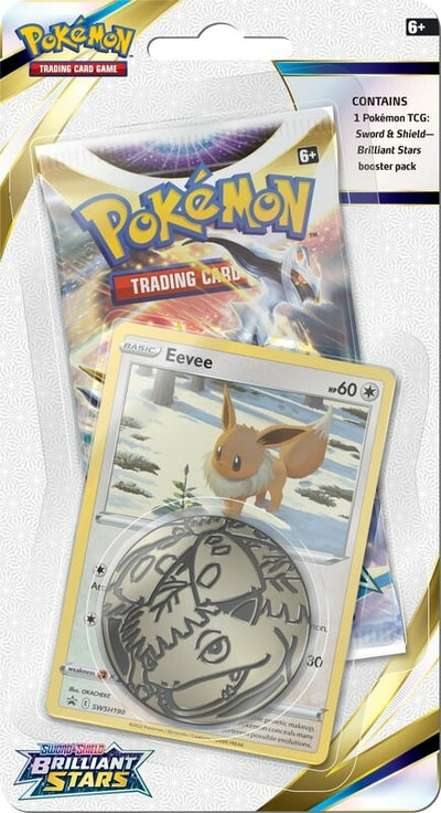 Pokemon Sword & Shield: Brilliant Stars - Single Pack Blister (Eevee)