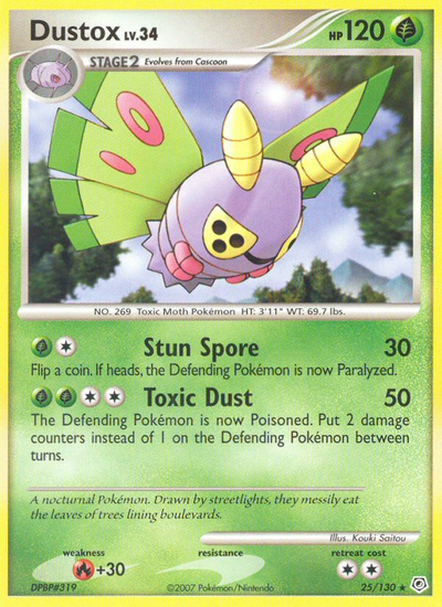 Dustox (25/130) [Diamond & Pearl: Base Set]