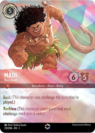 Maui - Hero to All (Alternate Art) (212/204) [The First Chapter]