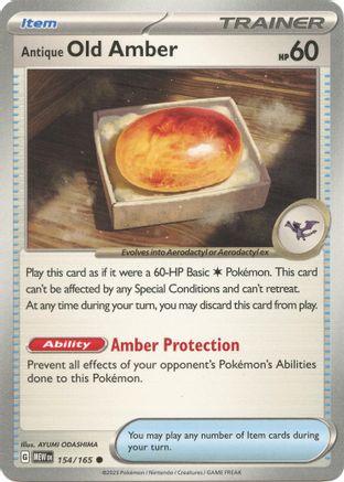Antique Old Amber (154/165) [Scarlet & Violet: 151]