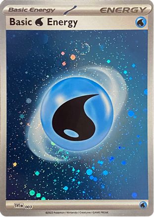Basic Water Energy (003) (Cosmos Holo) [Scarlet & Violet: 151]
