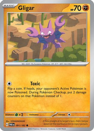 Gligar (091/182) [Paradox Rift]