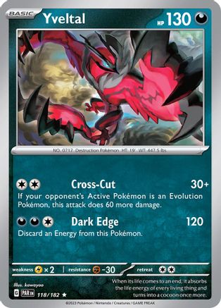 Yveltal (118/182) [Paradox Rift]