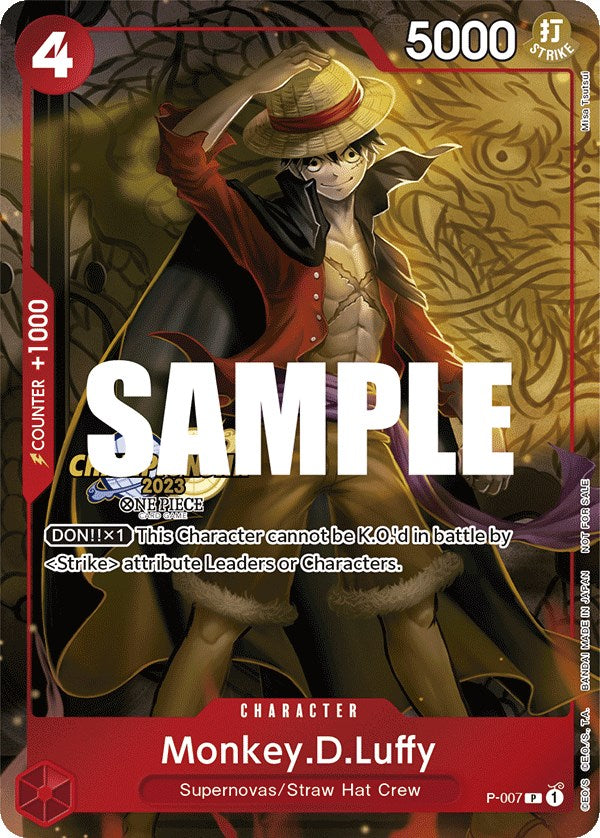 Monkey.D.Luffy (CS 2023 Celebration Pack) [One Piece Promotion Cards]