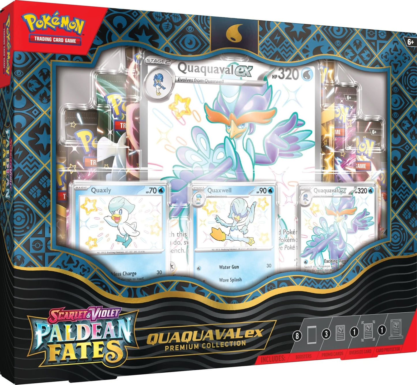 Pokemon Scarlet & Violet: Paldean Fates - Premium Collection (Quaquaval ex)