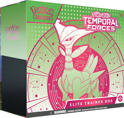 Pokemon Scarlet & Violet: Temporal Forces - Elite Trainer Box (Iron Leaves)