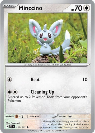 Minccino (136/162) [Scarlet & Violet: Temporal Forces]