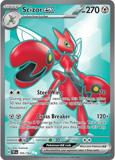 Scizor ex (195/162) [Scarlet & Violet: Temporal Forces]