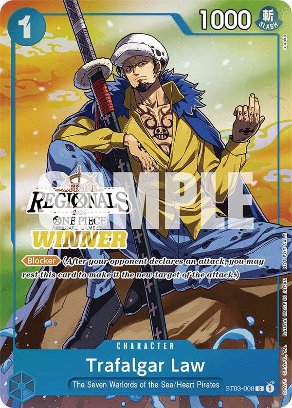 Trafalgar Law (Offline Regional 2024 Vol. 2) [Winner] [One Piece Promotion Cards]