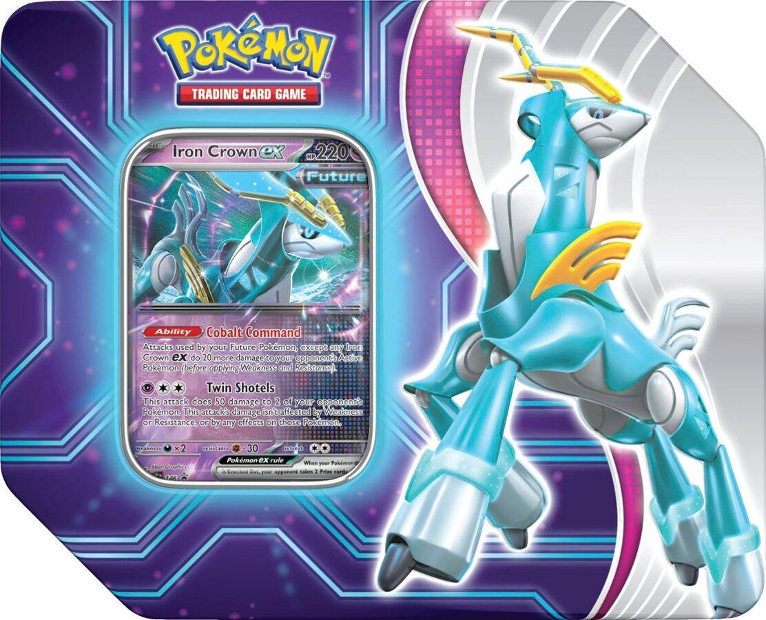 Pokemon Paradox Destinies Tin (Iron Crown ex)