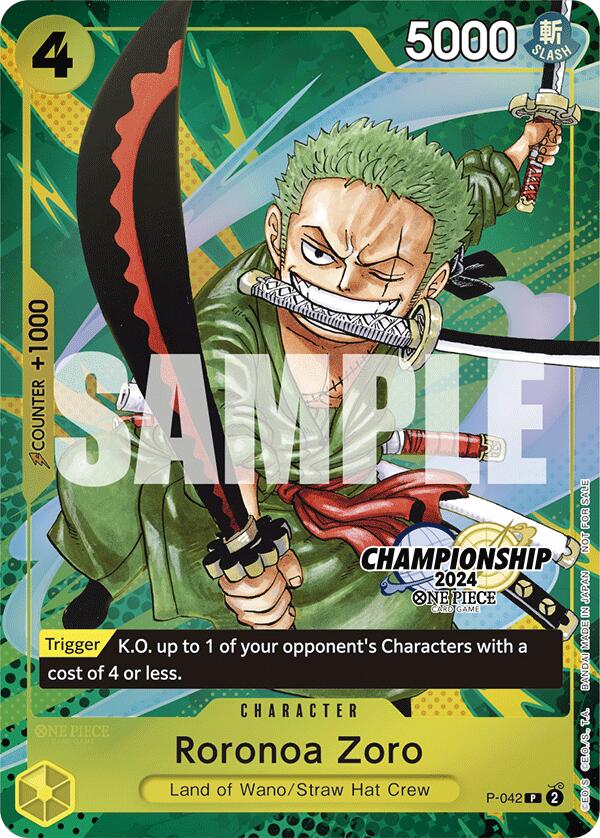 Roronoa Zoro (CS 2024 Event Pack Finalist) [One Piece Promotion Cards]