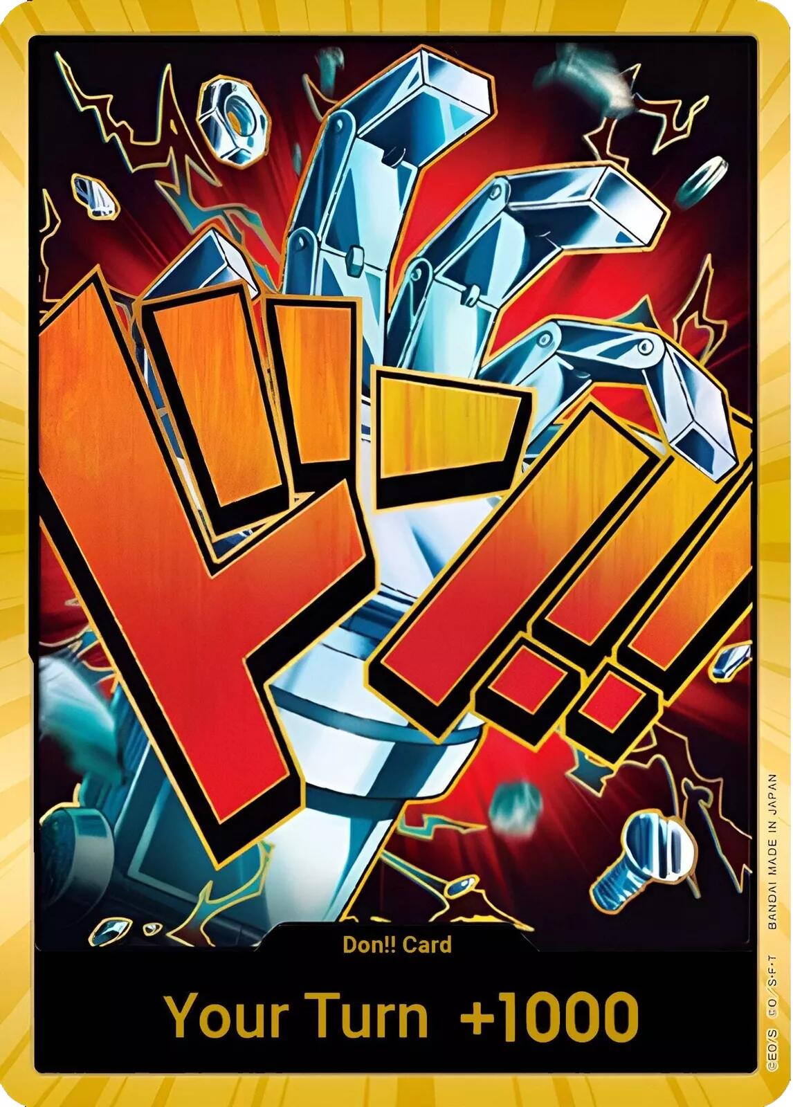 DON!! Card (Eustass "Captain" Kid) [Extra Booster: Memorial Collection]