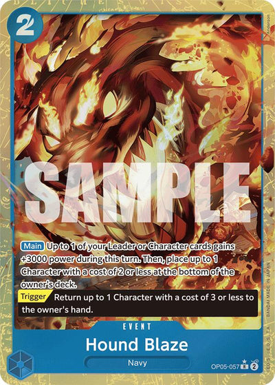 Hound Blaze (Alternate Art) [Extra Booster: Memorial Collection]