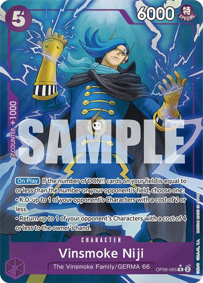 Vinsmoke Niji (Alternate Art) (Moopic) [Premium Booster]