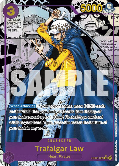 Trafalgar Law (Alternate Art) (Manga) [Premium Booster]