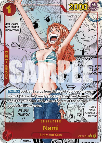 Nami (Alternate Art) (Manga) [Premium Booster]