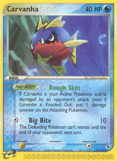 Carvanha (51/109) [EX: Ruby & Sapphire]