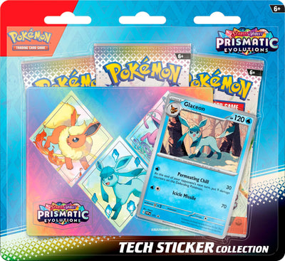 Pokemon Scarlet & Violet: Prismatic Evolutions Tech Sticker Collection (Glaceon)