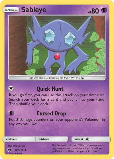 Sableye (96/214) [Sun & Moon: Lost Thunder]