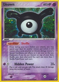 Unown (X) (X/28) [EX: Unseen Forces]