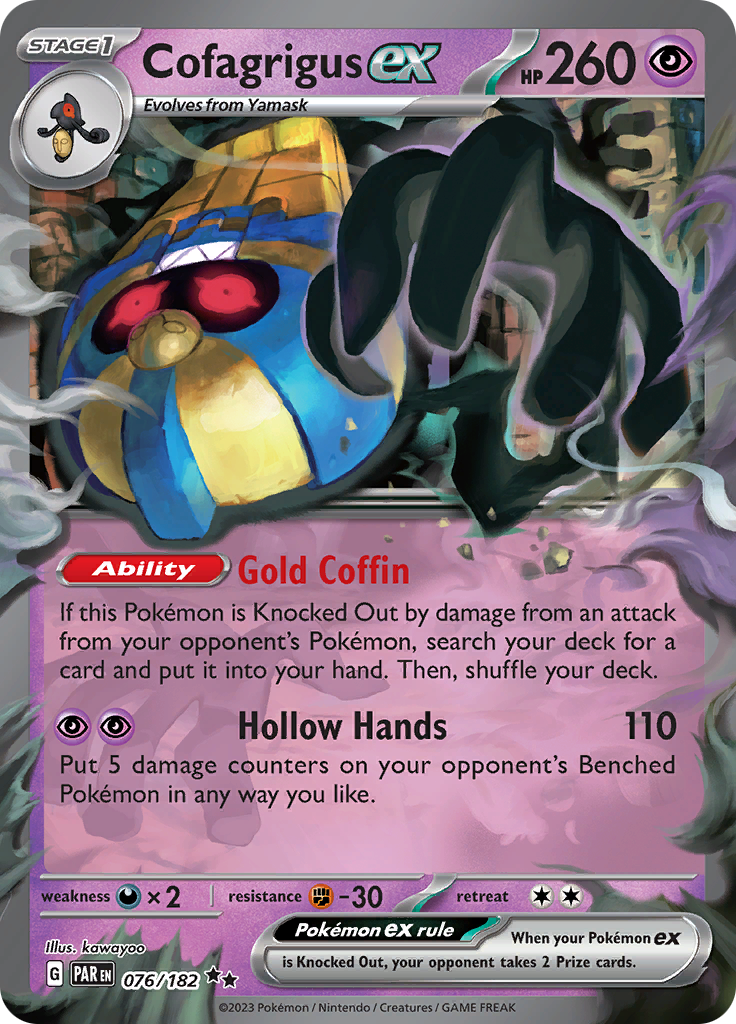 Cofagrigus ex (076/182) [Paradox Rift]