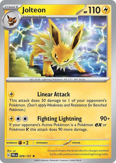 Jolteon (029/131) (Cosmos Holo) [Miscellaneous Cards]