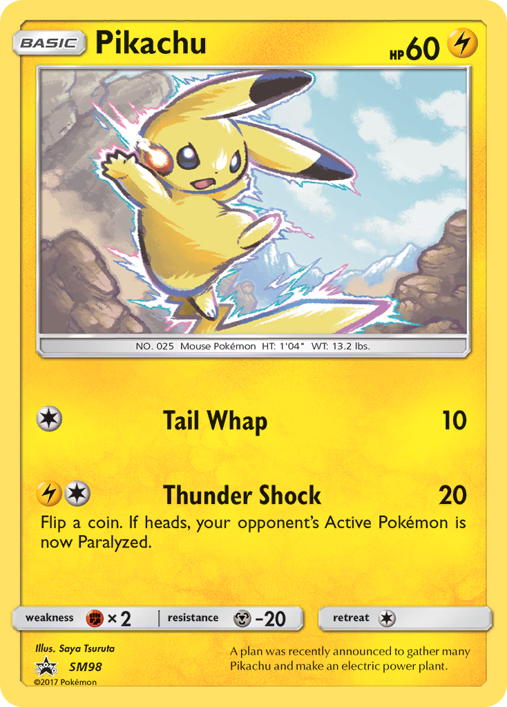 Pikachu (SM98) [Sun & Moon: Black Star Promos]