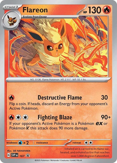 Flareon (SVP167) [Scarlet & Violet: Black Star Promos]