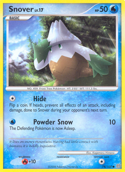 Snover (74/100) [Diamond & Pearl: Stormfront]