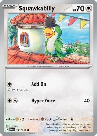 Squawkabilly (141/159) [Scarlet & Violet: Journey Together]