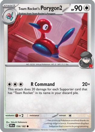 Team Rocket's Porygon2 (154/182) [Scarlet & Violet: Destined Rivals]