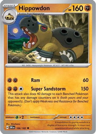 Hippowd (106/182) [Scarlet & Violet: Destined Rivals]