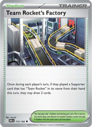Team Rocket's Factory (173/182) [Scarlet & Violet: Destined Rivals]