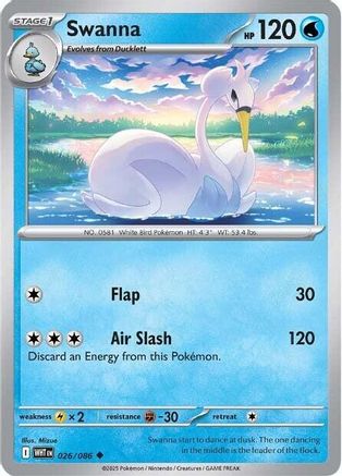 Swanna (023/086) [Scarlet & Violet: White Flare]