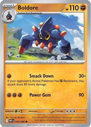 Boldore (044/086) [Scarlet & Violet: White Flare]