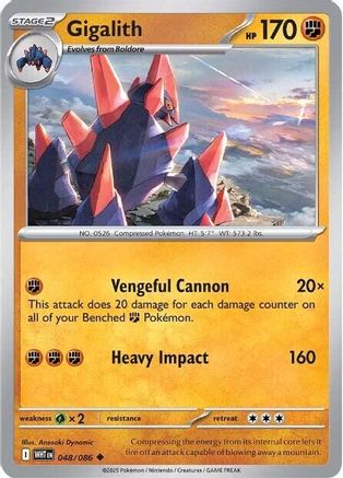 Gigalith (045/086) [Scarlet & Violet: White Flare]